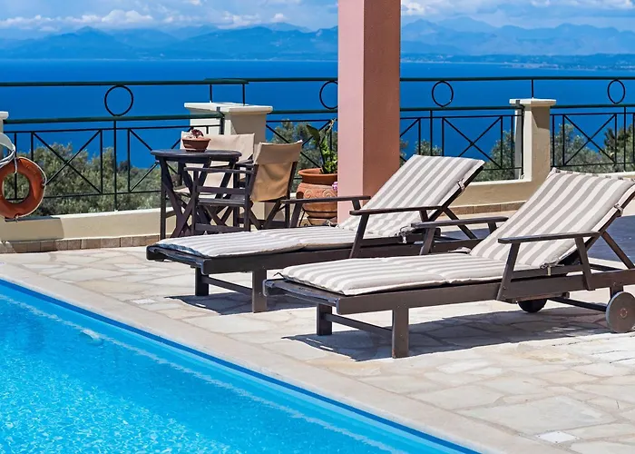 Villa Belvedere Rosa Lefkada City